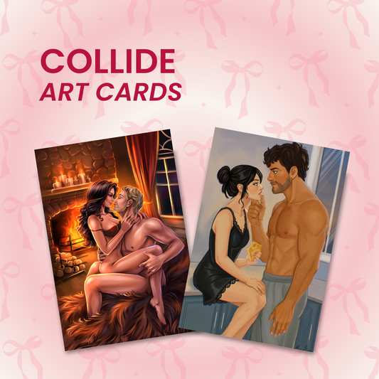 Collide | Book Art Card